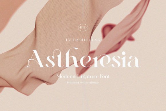 Astheresia Font: Elevating Luxury Campaign Visuals