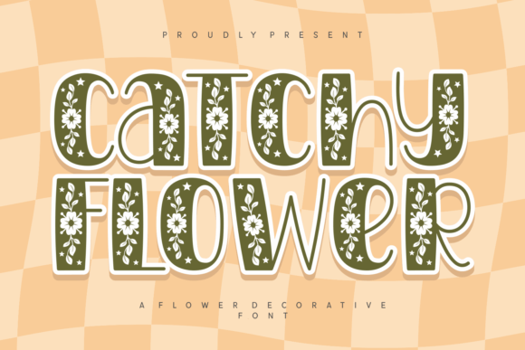 Catchy Flower Font: Playful Decorative Type for Marketing