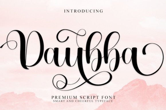 Daubba Font: Elegant Script for Handmade Labels