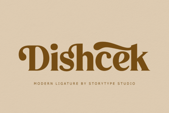 Dishcek Font: Elevating Small Business Branding