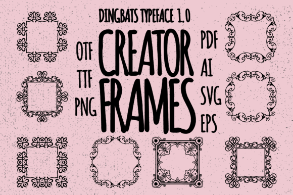 Frames Creator 1.0 Font: Elevating Small Business Branding