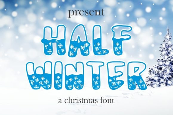 Half Winter Font: Elevating Seasonal Brand Identity