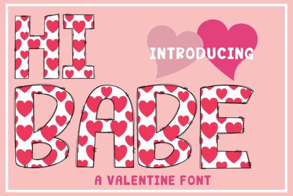 Hi Babe Color Font for Social Media Campaigns
