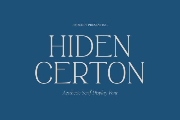 Hiden Certon Font Review: A Fresh Serif for Modern Branding