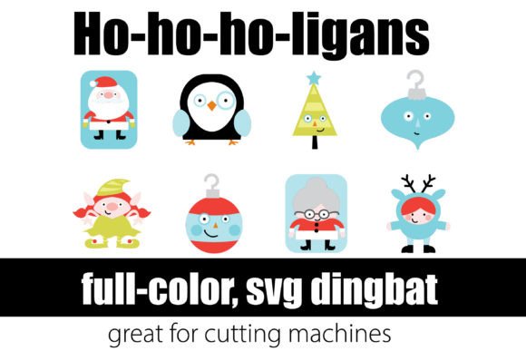 Ho Ho Ho Ligans Font for Holiday Campaign Design