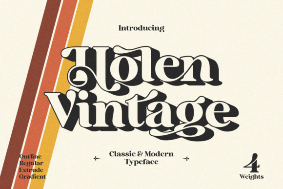 Holen Vintage Font: Elevate Digital Campaigns