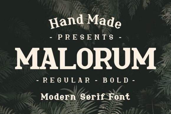 Malorum Font Review for Handmade Branding and Packaging