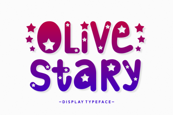 Olive Stary Font: Bold Decorative Type for Campaigns