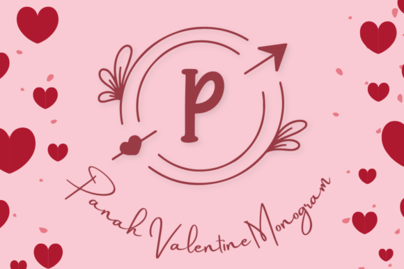 Panah Valentine Monogram Font for Web Design