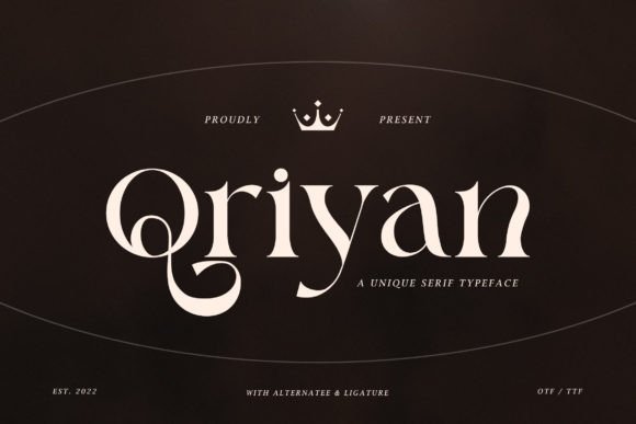 Qriyan Font: Elevating Luxury Branding for Small Businesses