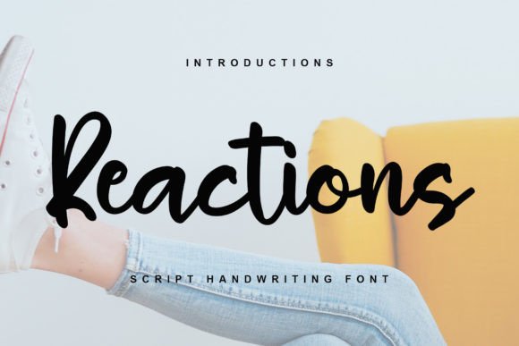Reactions Font Review: A Stylish Script for Makers