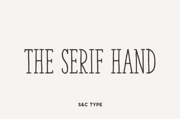The Serif Hand Font Review for Makers