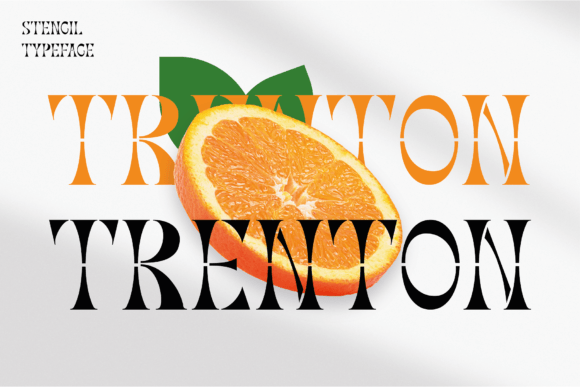 Trenton Stencil Serif Font for Small Business Branding