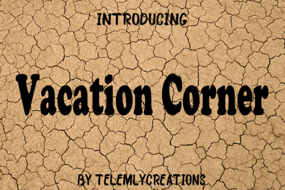 Vacation Corner Font: Elegant Serif for Creative Projects