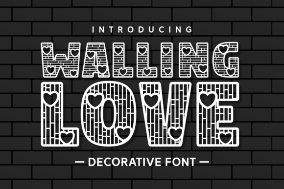 Walling Love Font Review for Bold Brand Identity Design