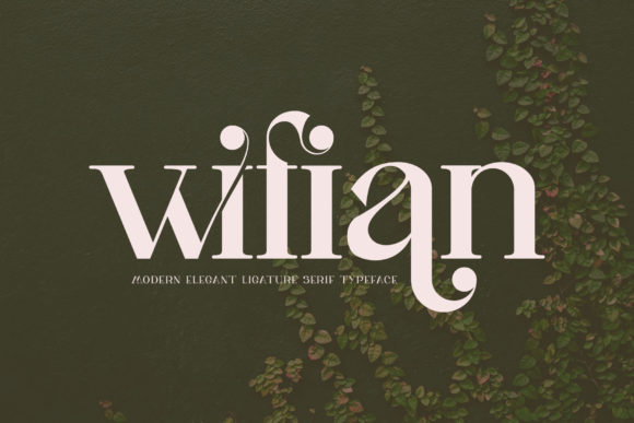 Wifian Serif Font for Elegant Craft Projects