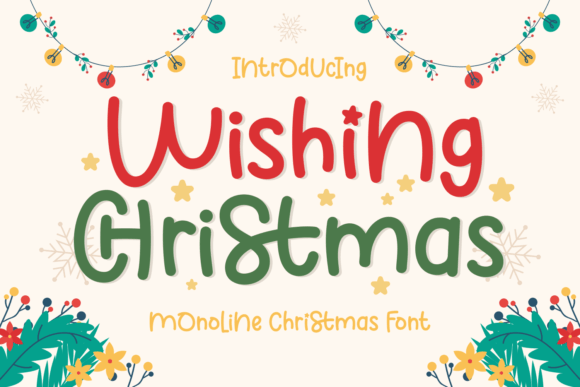 Wishing Christmas Font for Holiday Marketing Campaigns